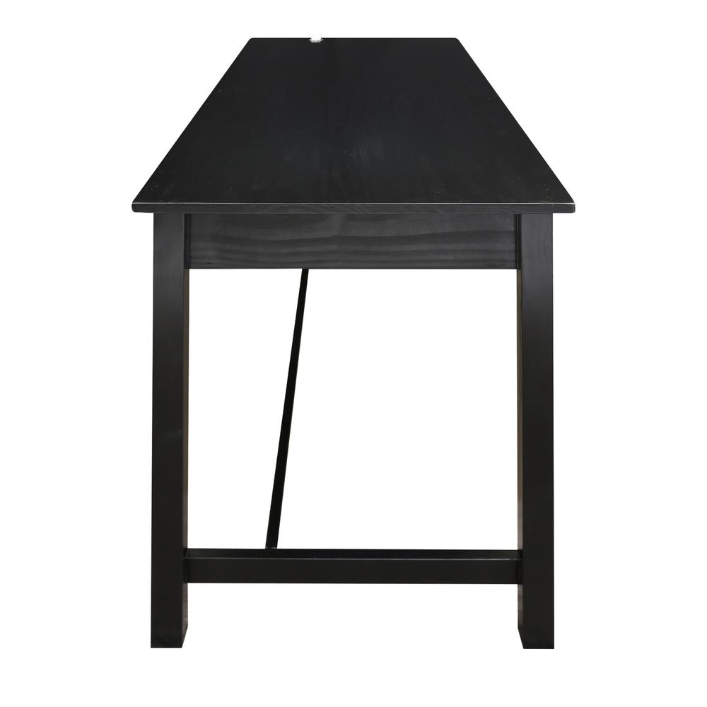 Jefferson Work Desk with Concealed Side Drawer, Concealment Furniture. Picture 2