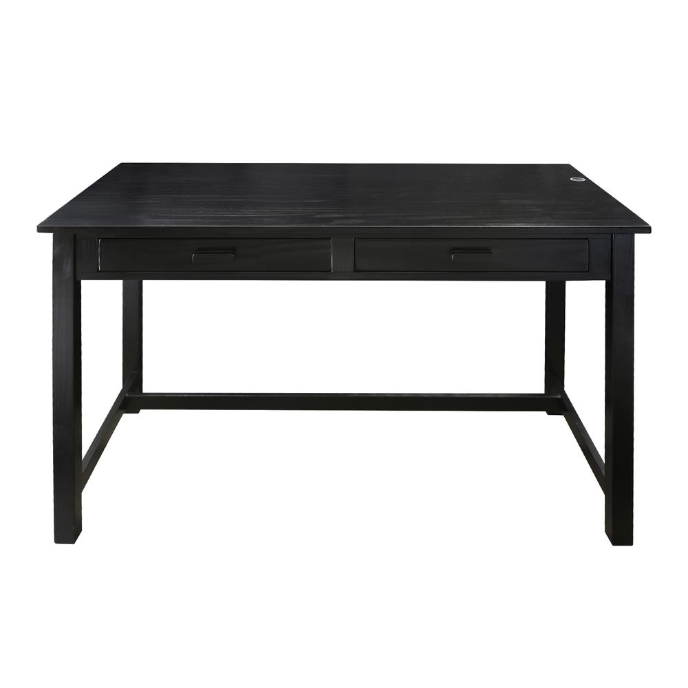 Jefferson Work Desk with Concealed Side Drawer, Concealment Furniture. Picture 8