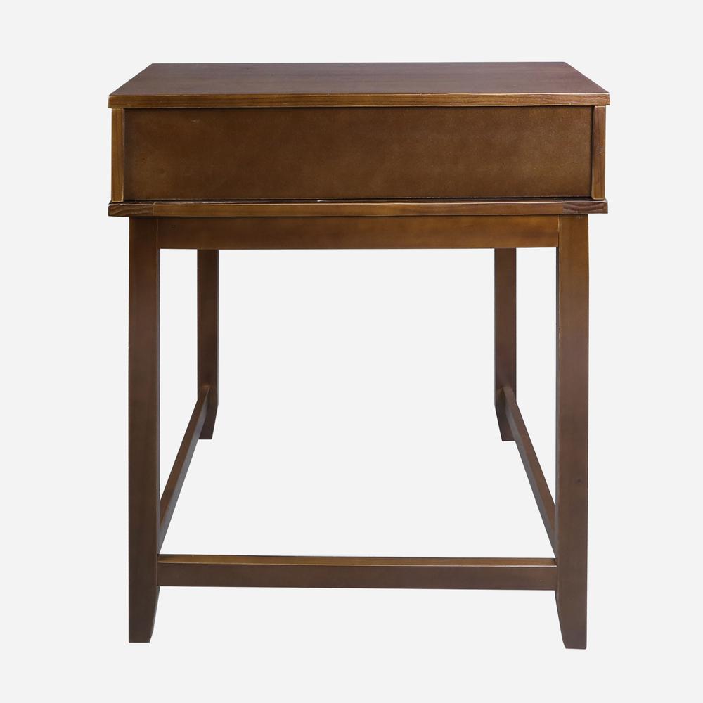 Solid Wood Home Office Computer Desk with Hutch, Pull-out tray. Picture 4