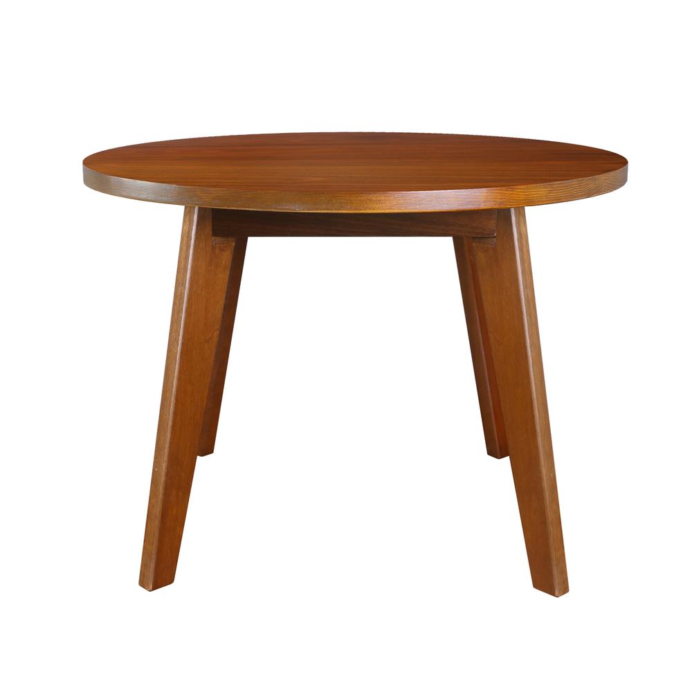 Genuine 24" Round Coffee Table with Solid American Gum - Sweet Oak. Picture 1