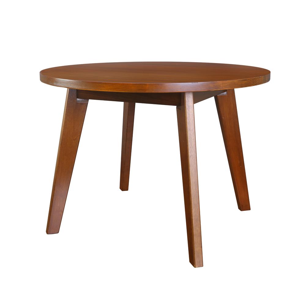 Genuine 24" Round Coffee Table with Solid American Gum - Sweet Oak. Picture 3