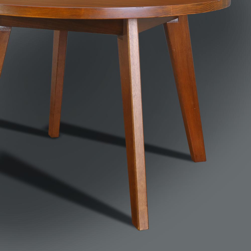 Genuine 24" Round Coffee Table with Solid American Gum - Sweet Oak. Picture 8
