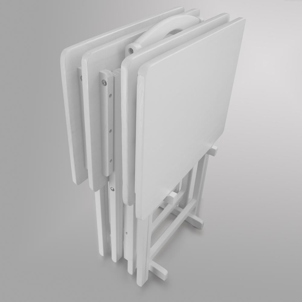 5pcs Tray Table Set - White. Picture 9