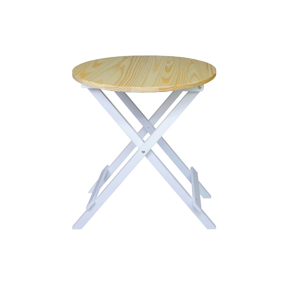 100% Solid Wood Round Folding Table. Picture 3