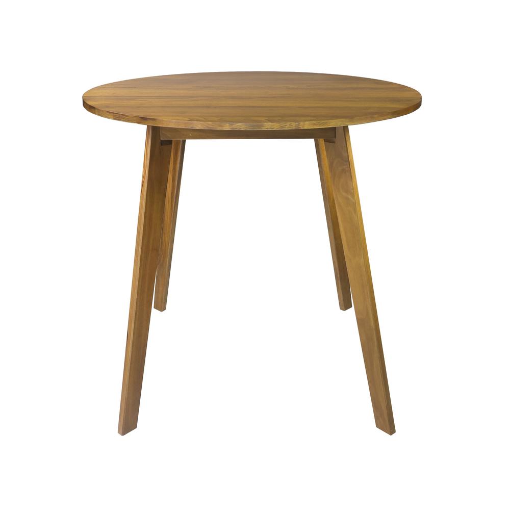 Genuine 36" Round Dining Table with Solid American Gum - Harvest Gold. Picture 5