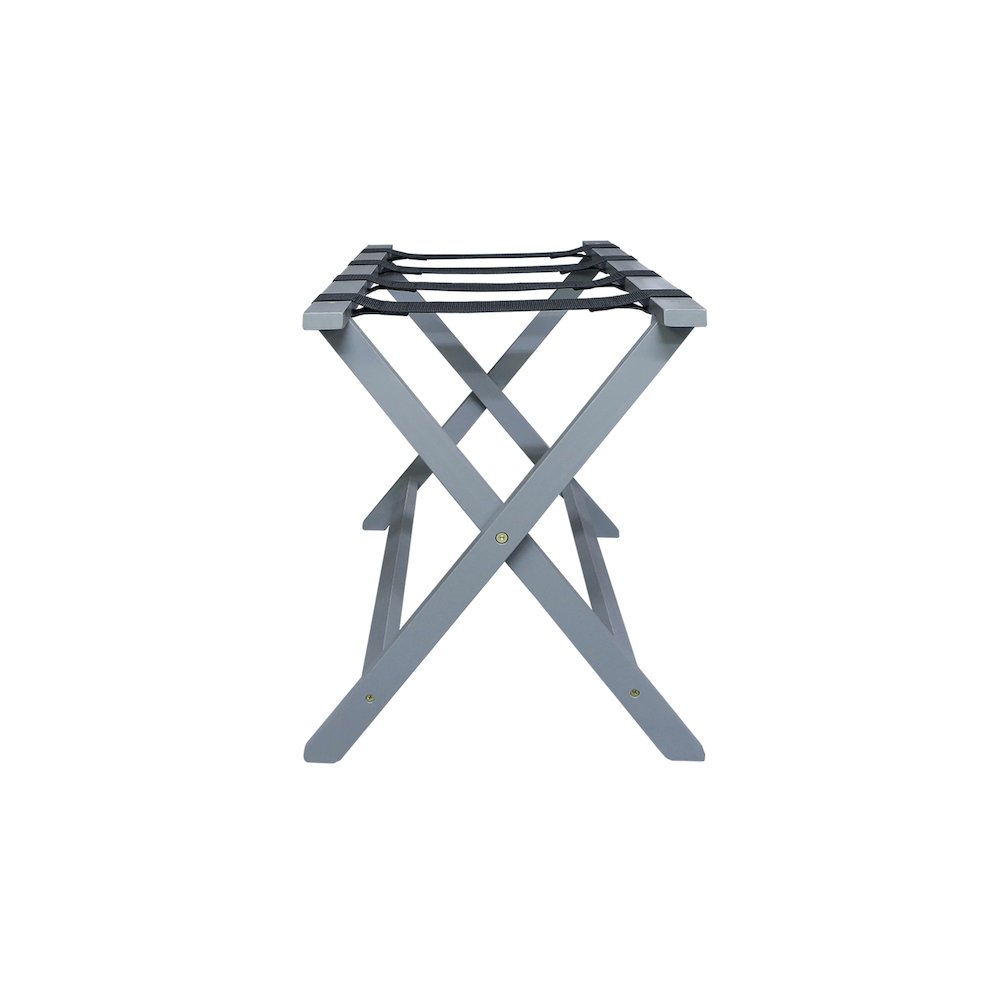 Heavy Duty 30" Extra Wide Luggage Rack, Slate Gray. Picture 2