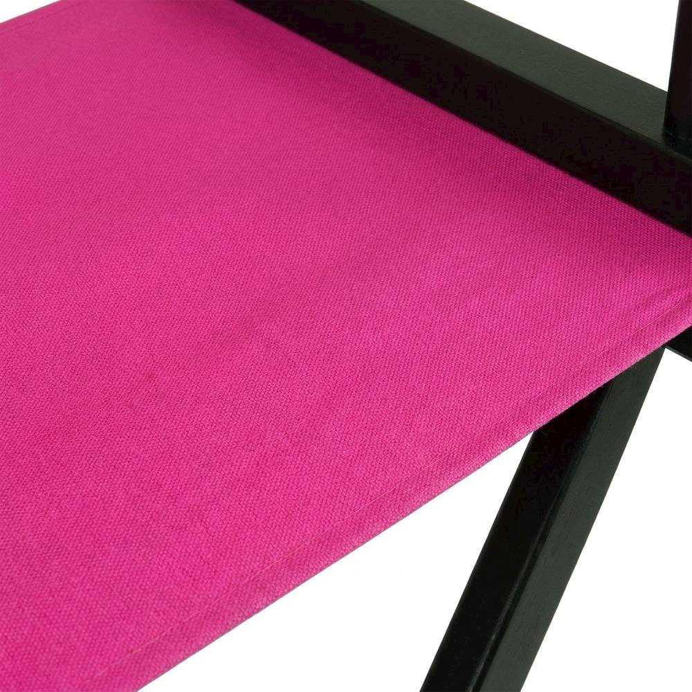 Magenta Director's Chair, Black Frame, 30-Inch Bar Height Folding. Picture 5