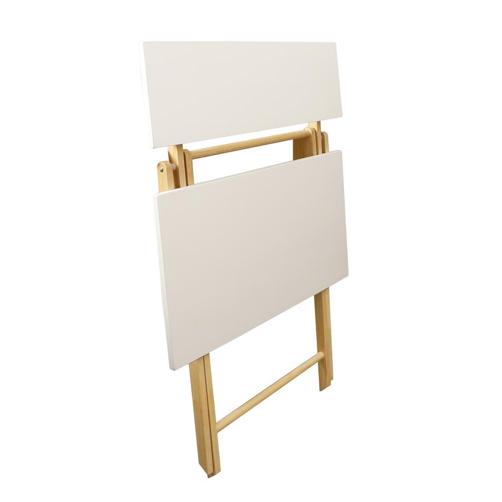 Solid Wood 2-tier Folding Laptop Working Desk. Picture 6