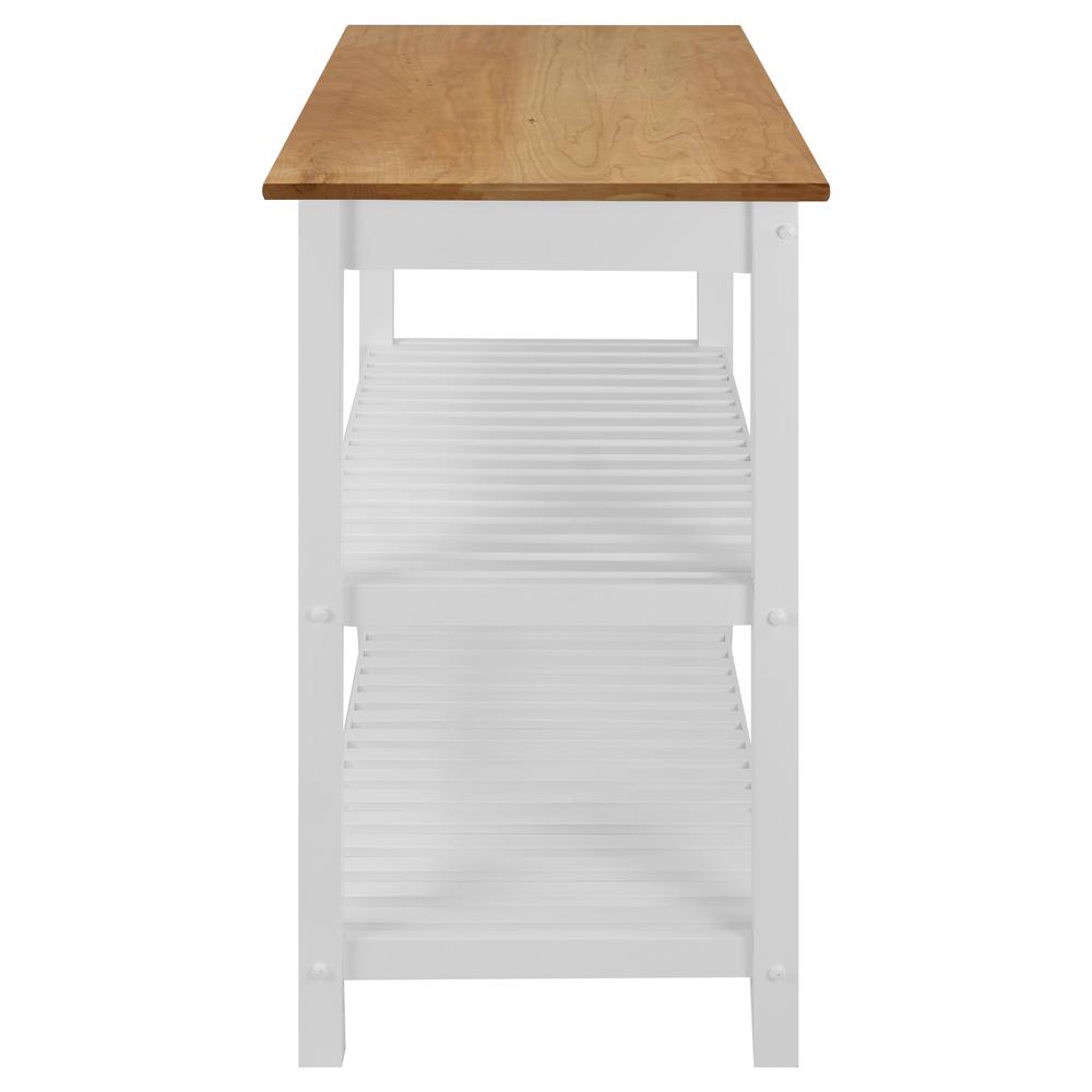 Kitchen Island with Solid American Cherry Top. Picture 3