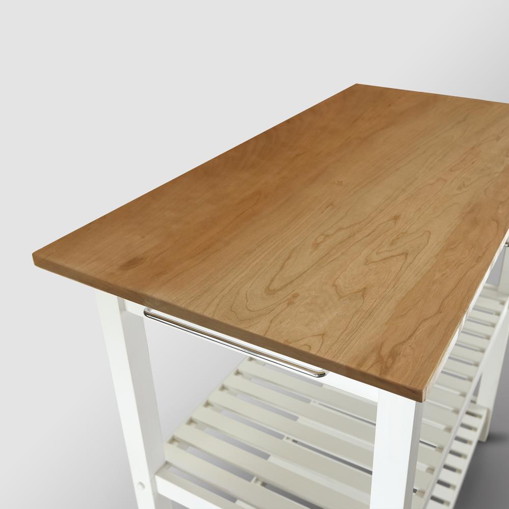 Kitchen Island with Solid American Cherry Top. Picture 7