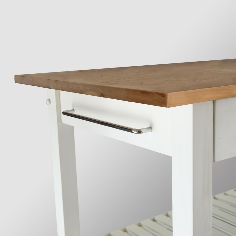 Kitchen Island with Solid American Cherry Top. Picture 12