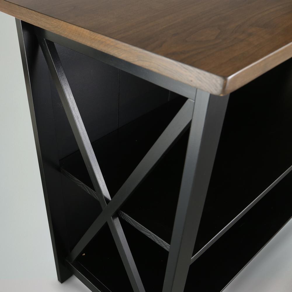 Ashford Console Table / TV Stand with Spacious Shelves, Top made with 100% Solid USA Cherry Wood. Picture 11