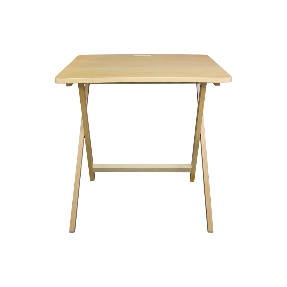 Arizona Folding Table with Solid Hardwood, Natural. Picture 12