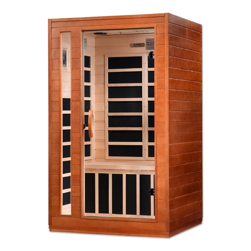 Cordoba 2-person Low EMF (Under 8MG) FAR Infrared Sauna (Canadian Hemlock). Picture 2