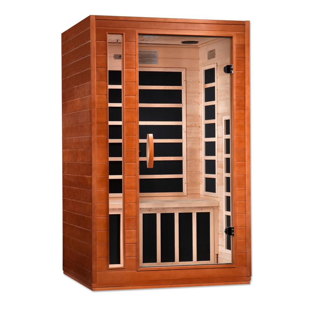 Cordoba 2-person Low EMF (Under 8MG) FAR Infrared Sauna (Canadian Hemlock). Picture 3
