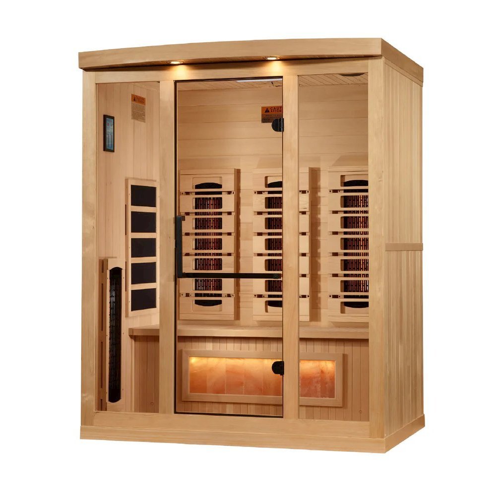 3-Person Full Spectrum PureTech™ Near Zero EMF FAR Infrared Sauna. Picture 1