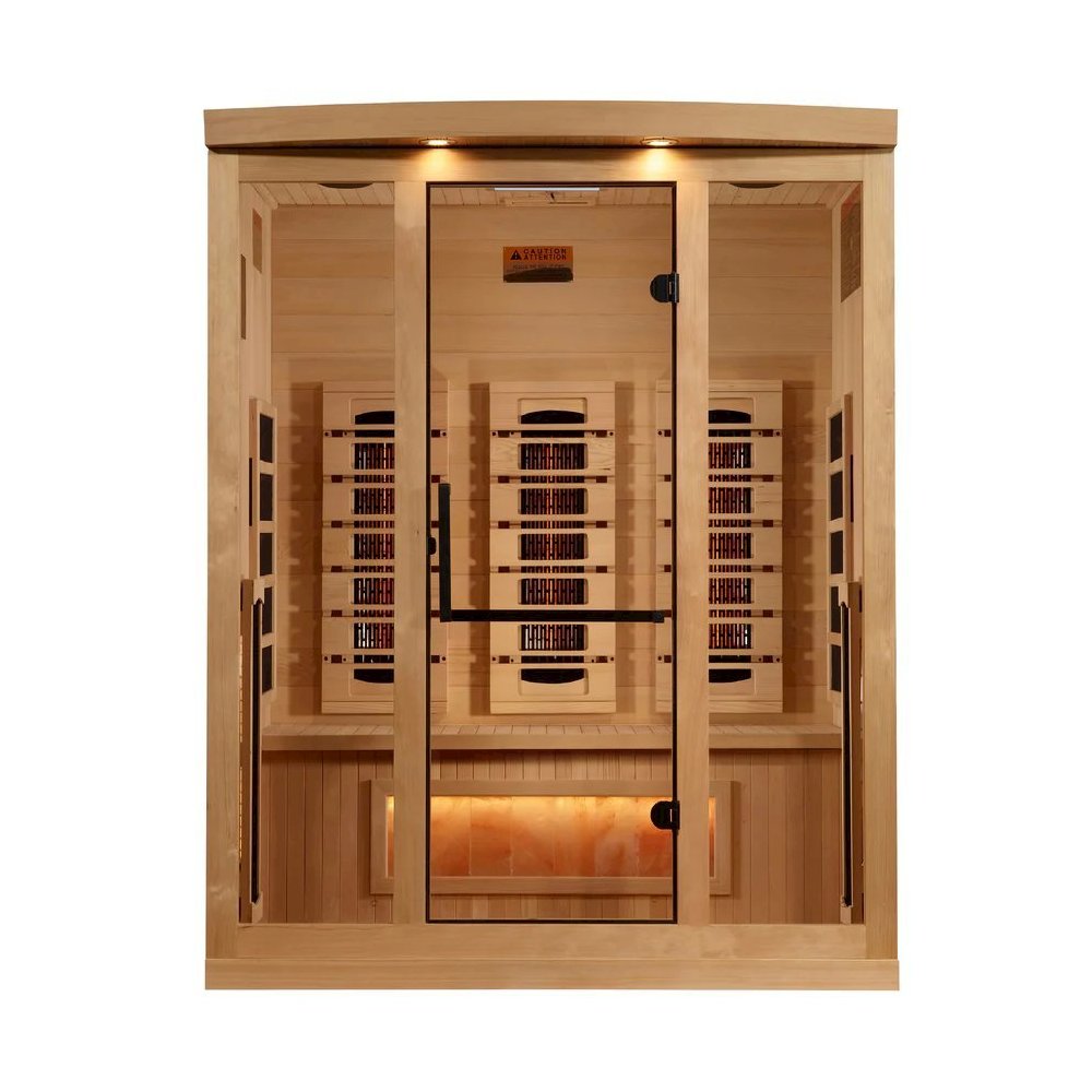 3-Person Full Spectrum PureTech™ Near Zero EMF FAR Infrared Sauna. Picture 3