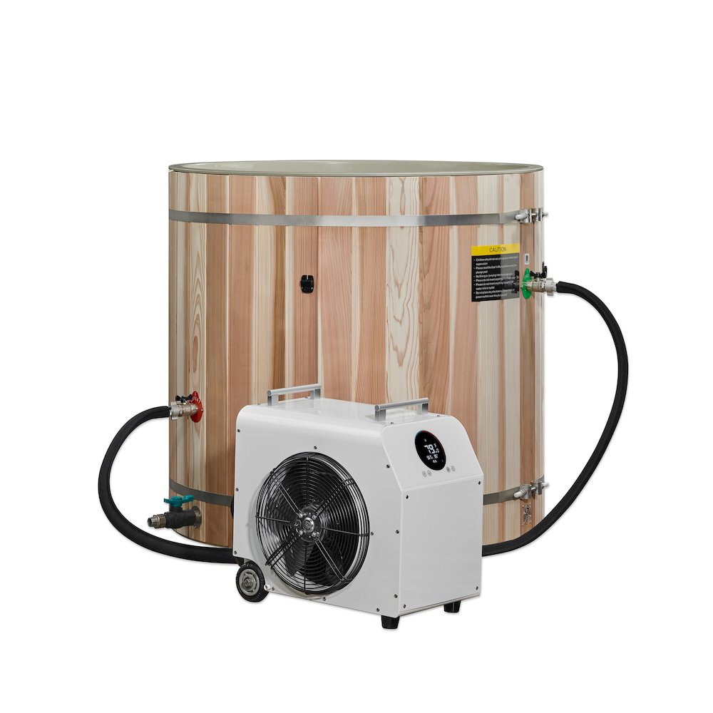 Dynamic Cold Therapy Barrel - Plastic with Pacific Cedar Exterior. Picture 3