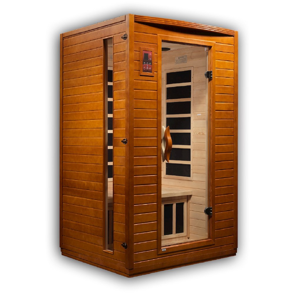 Versailles 2-person Low EMF (Under 8MG) FAR Infrared Sauna (Canadian Hemlock). Picture 3