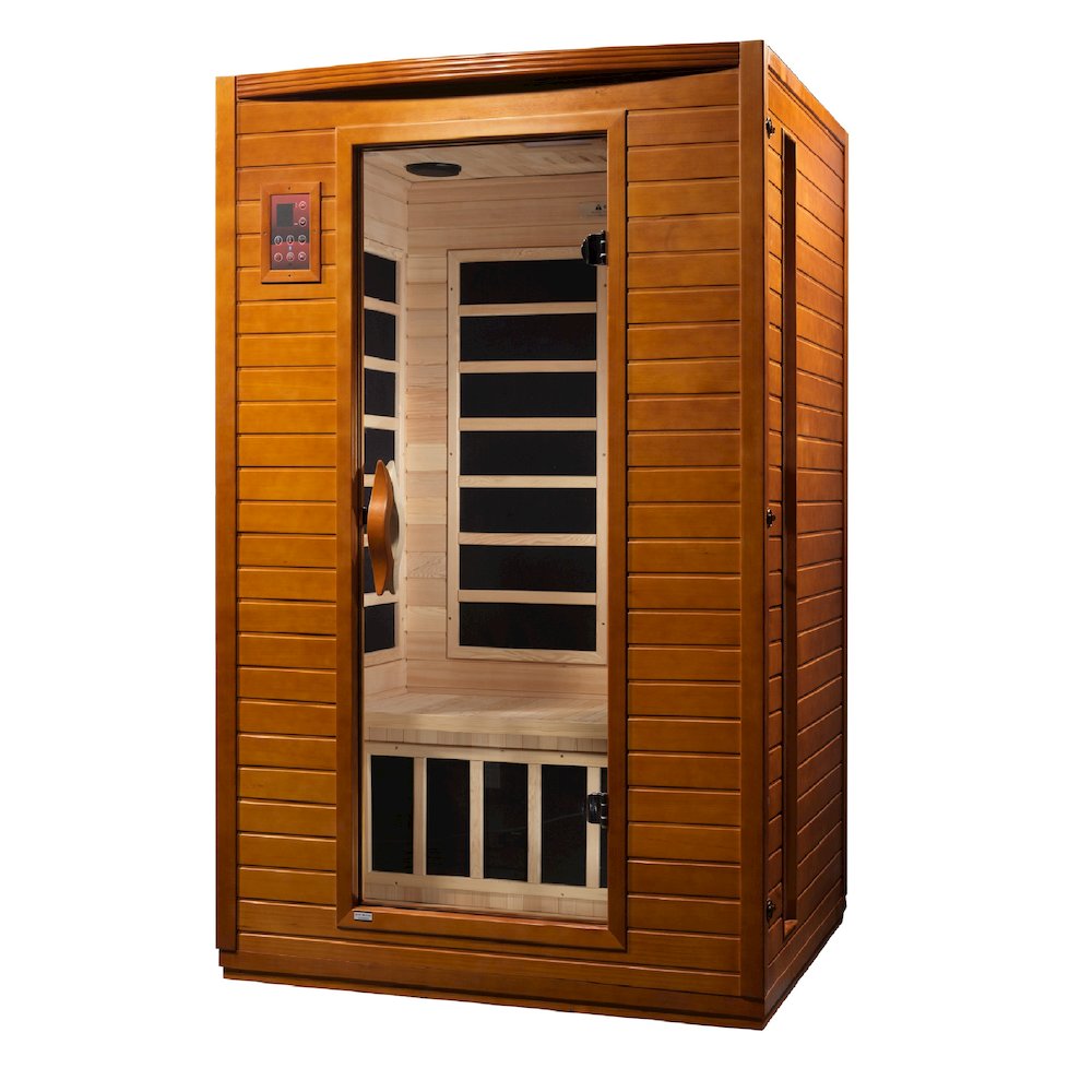 Versailles 2-person Low EMF (Under 8MG) FAR Infrared Sauna (Canadian Hemlock). Picture 2