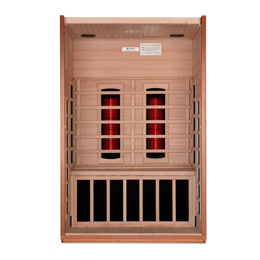 Cardoba 2-Person Full Spectrum Near Zero EMF (Under 2MG) FAR Infrared Sauna. Picture 4