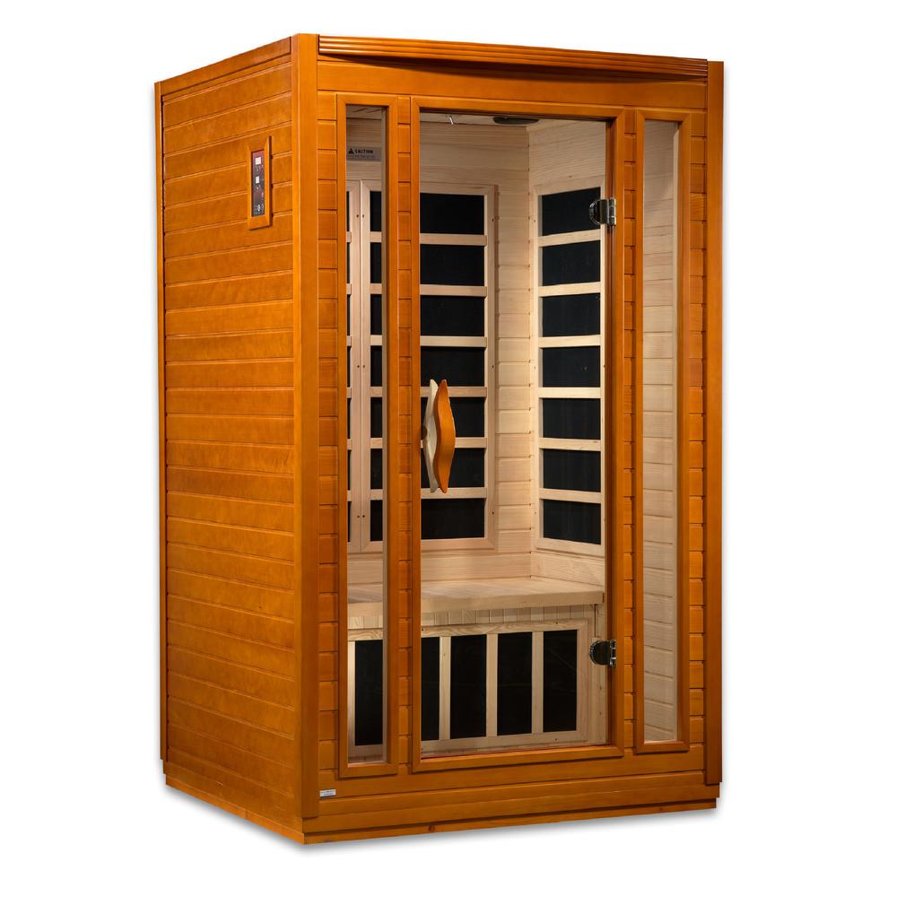 San Marino 2-person Low EMF (Under 8MG) FAR Infrared Sauna (Canadian Hemlock). Picture 3