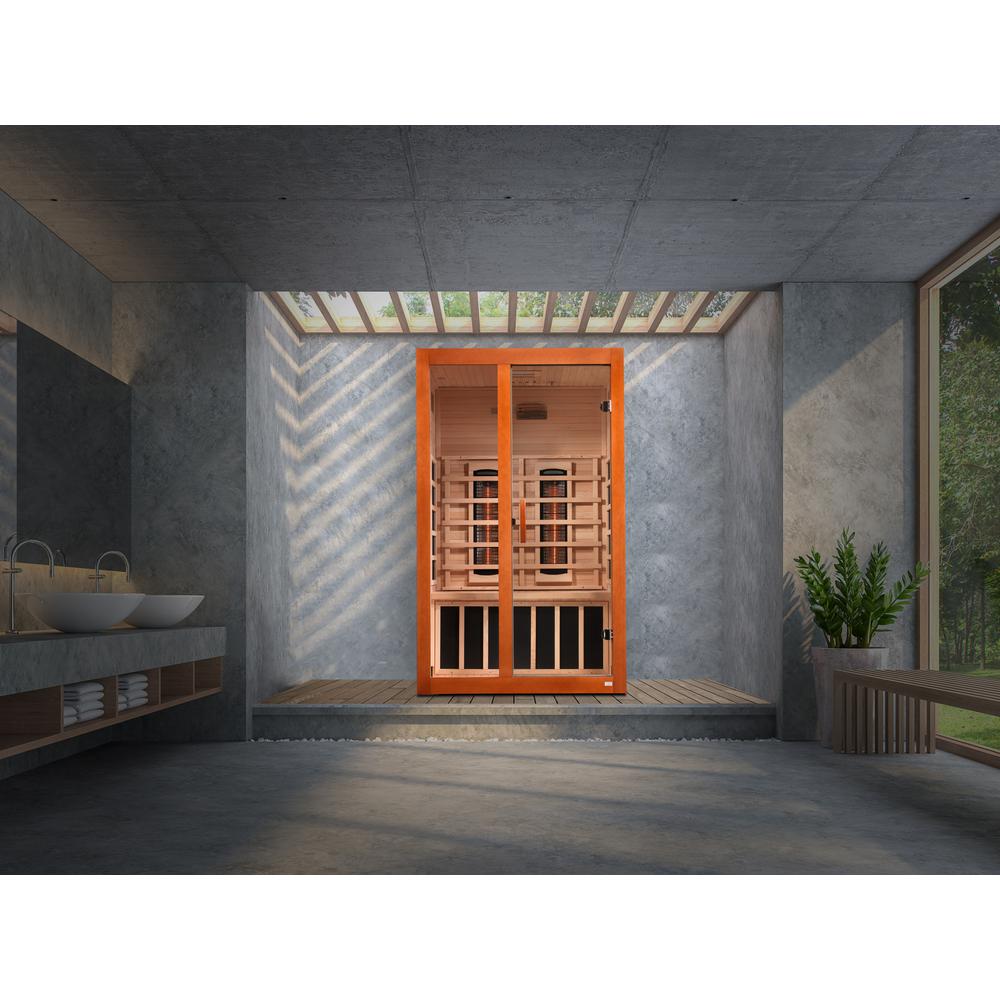 Santiago 2-Person Full Spectrum Near Zero EMF (Under 2MG) FAR Infrared Sauna. Picture 10