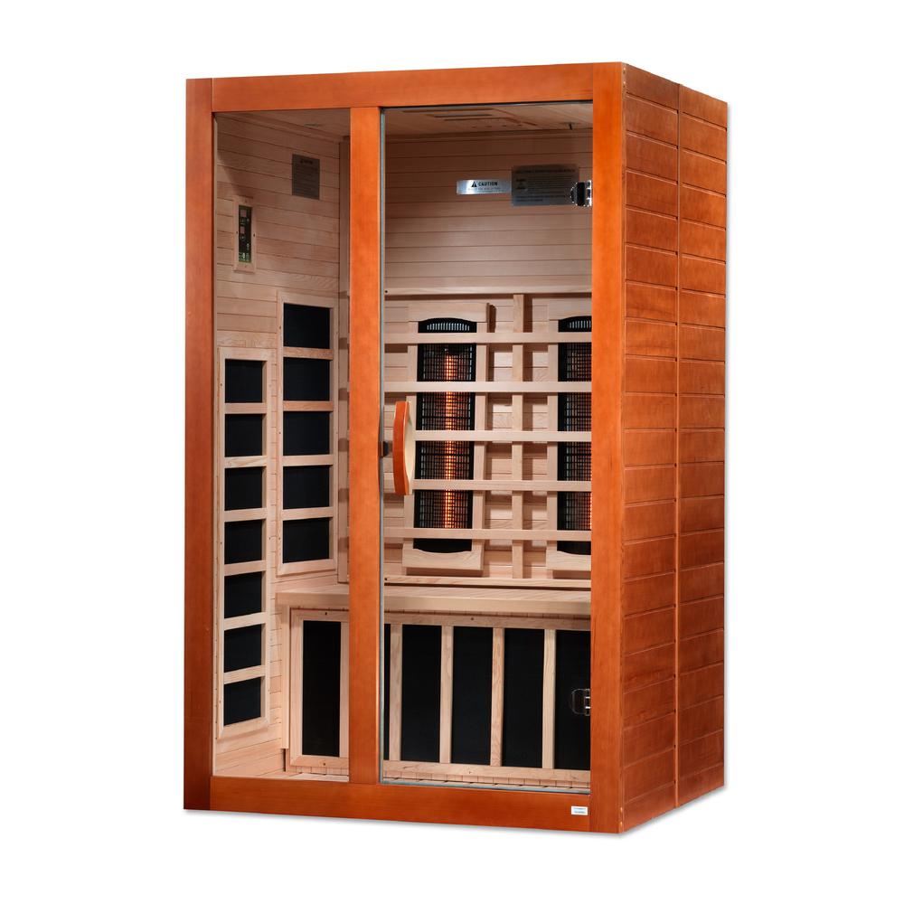 Santiago 2-Person Full Spectrum Near Zero EMF (Under 2MG) FAR Infrared Sauna. Picture 2