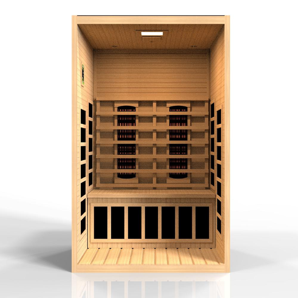 Santiago 2-Person Full Spectrum Near Zero EMF (Under 2MG) FAR Infrared Sauna. Picture 4