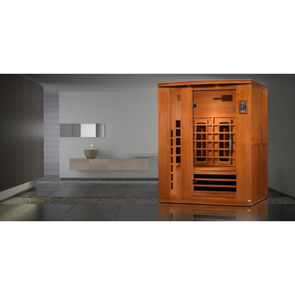 Lugano 3-Person Full Spectrum Near Zero EMF (Under 2MG) FAR Infrared Sauna. Picture 9