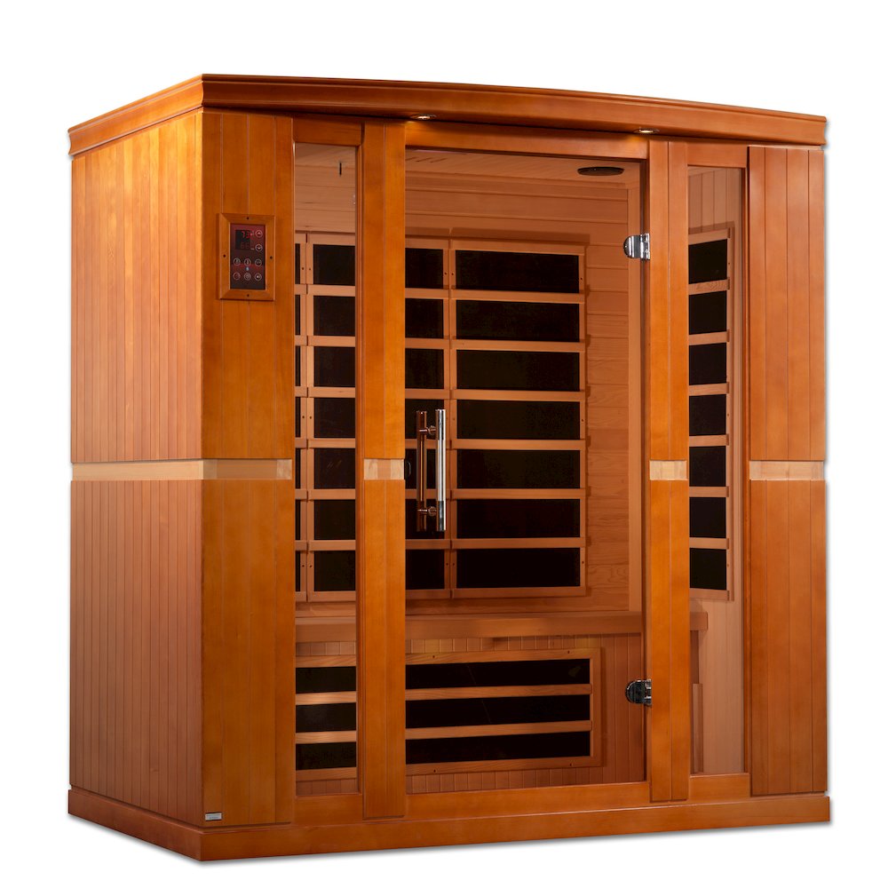 Dynamic Bergamo Elite 4-person Ultra Low EMF (Between 3-5MG) FAR Infrared Sauna. Picture 1