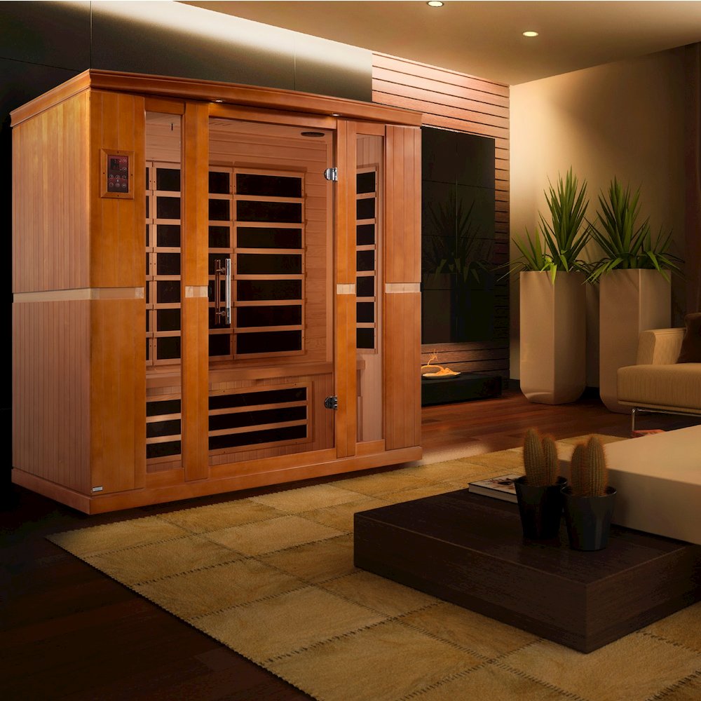 Dynamic Bergamo Elite 4-person Ultra Low EMF (Between 3-5MG) FAR Infrared Sauna. Picture 8