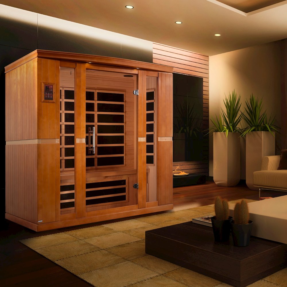 Dynamic Bergamo Elite 4-person Ultra Low EMF (Between 3-5MG) FAR Infrared Sauna. Picture 7