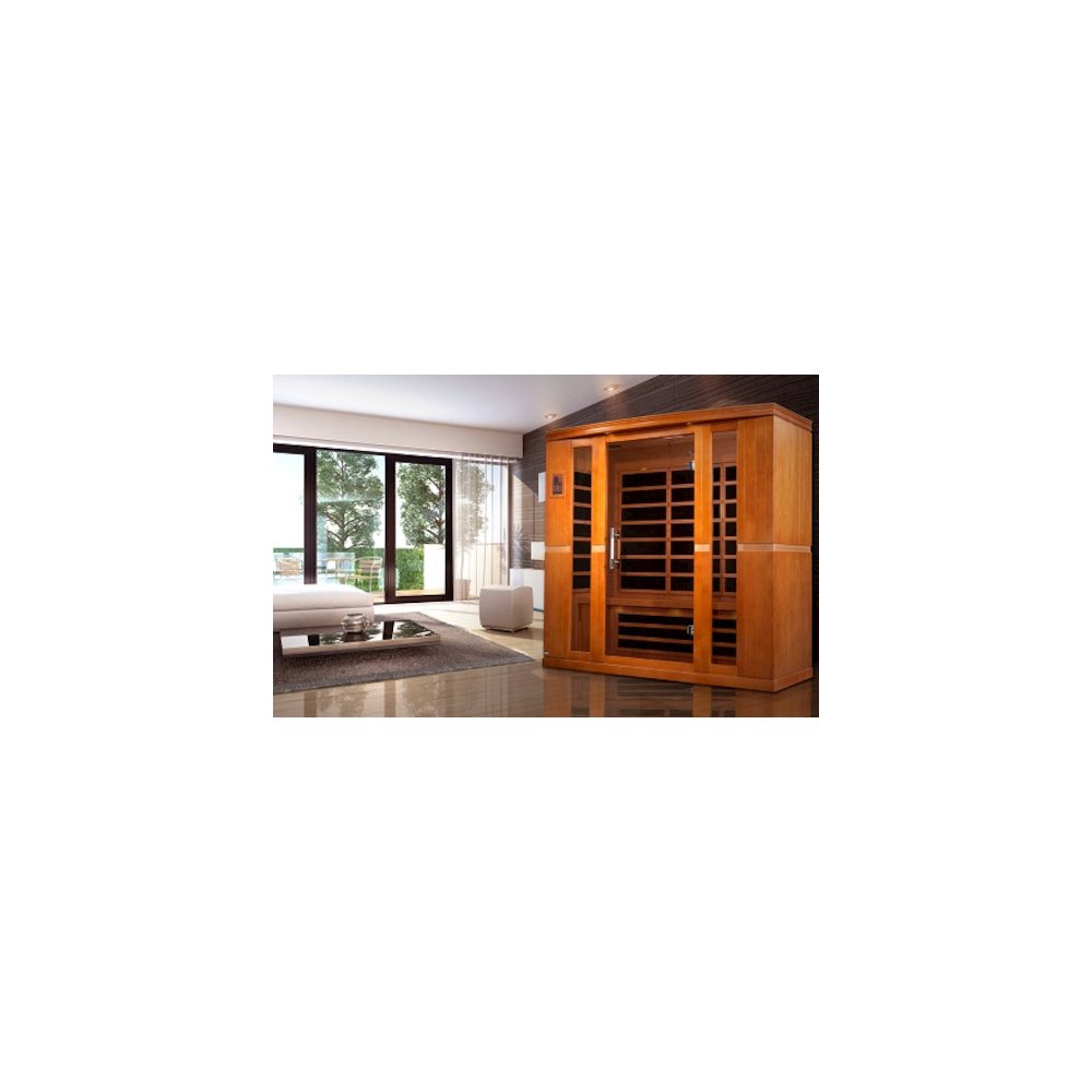 Dynamic Bergamo Elite 4-person Ultra Low EMF (Between 3-5MG) FAR Infrared Sauna. Picture 10