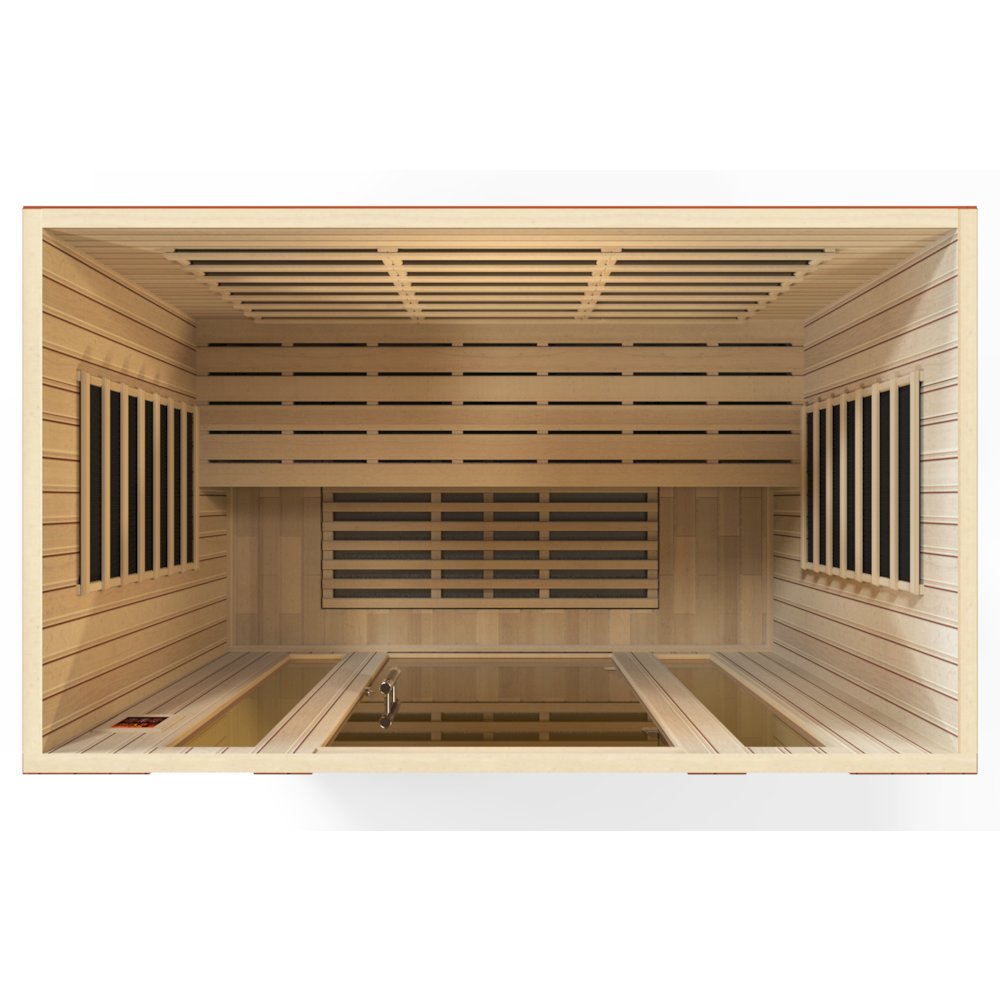 Dynamic Bergamo Elite 4-person Ultra Low EMF (Between 3-5MG) FAR Infrared Sauna. Picture 12