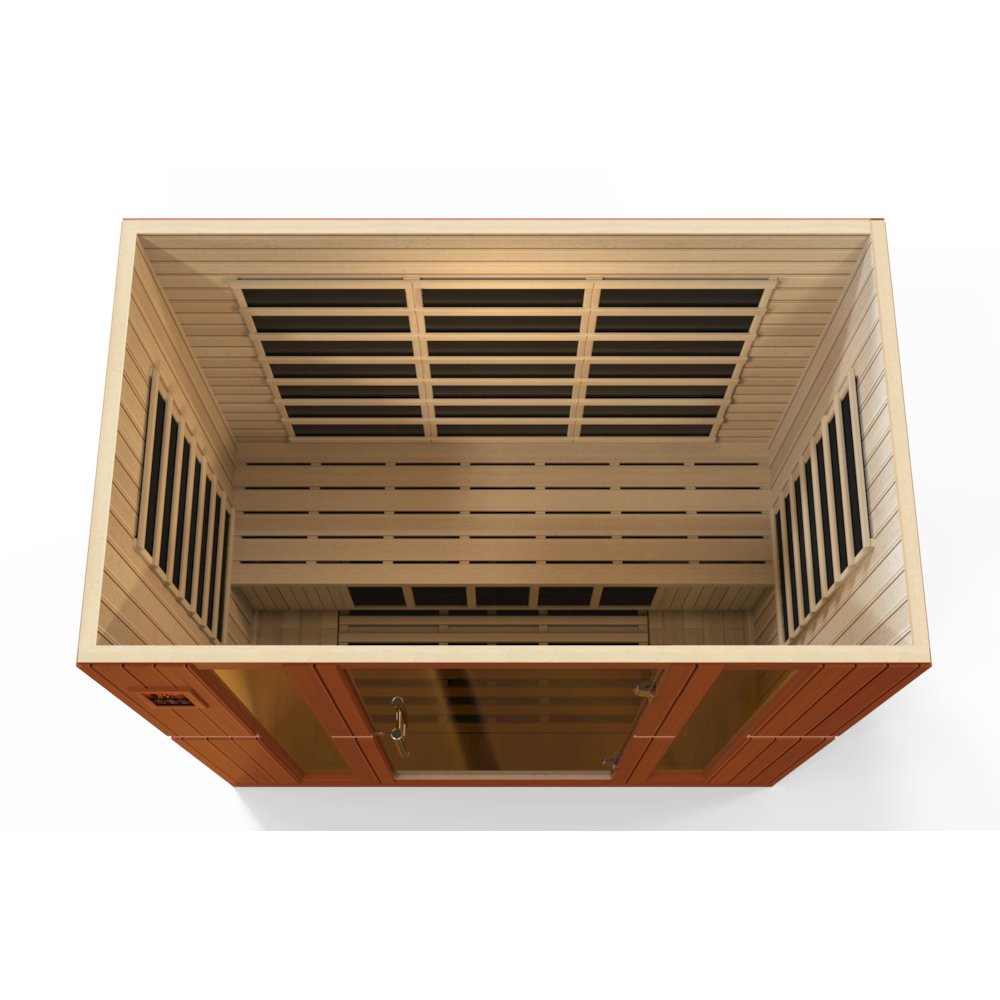 Dynamic Bergamo Elite 4-person Ultra Low EMF (Between 3-5MG) FAR Infrared Sauna. Picture 13