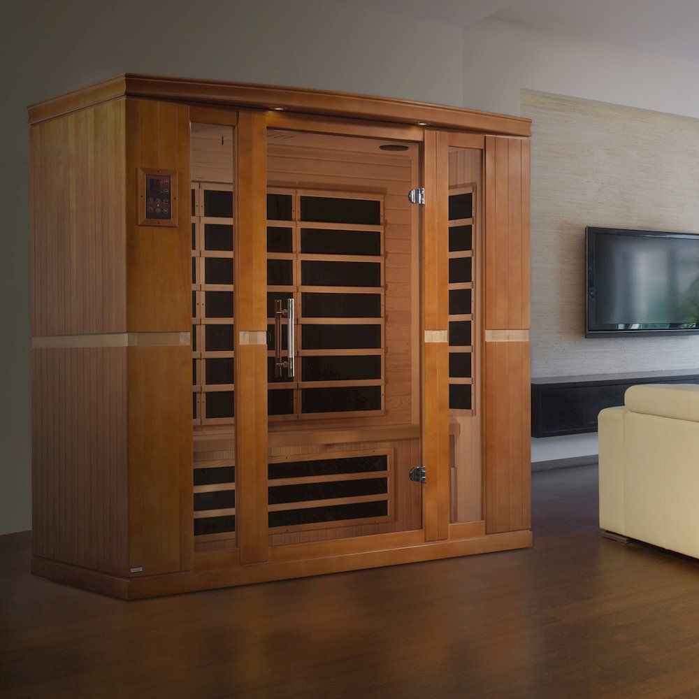 Dynamic Bergamo Elite 4-person Ultra Low EMF (Between 3-5MG) FAR Infrared Sauna. Picture 17