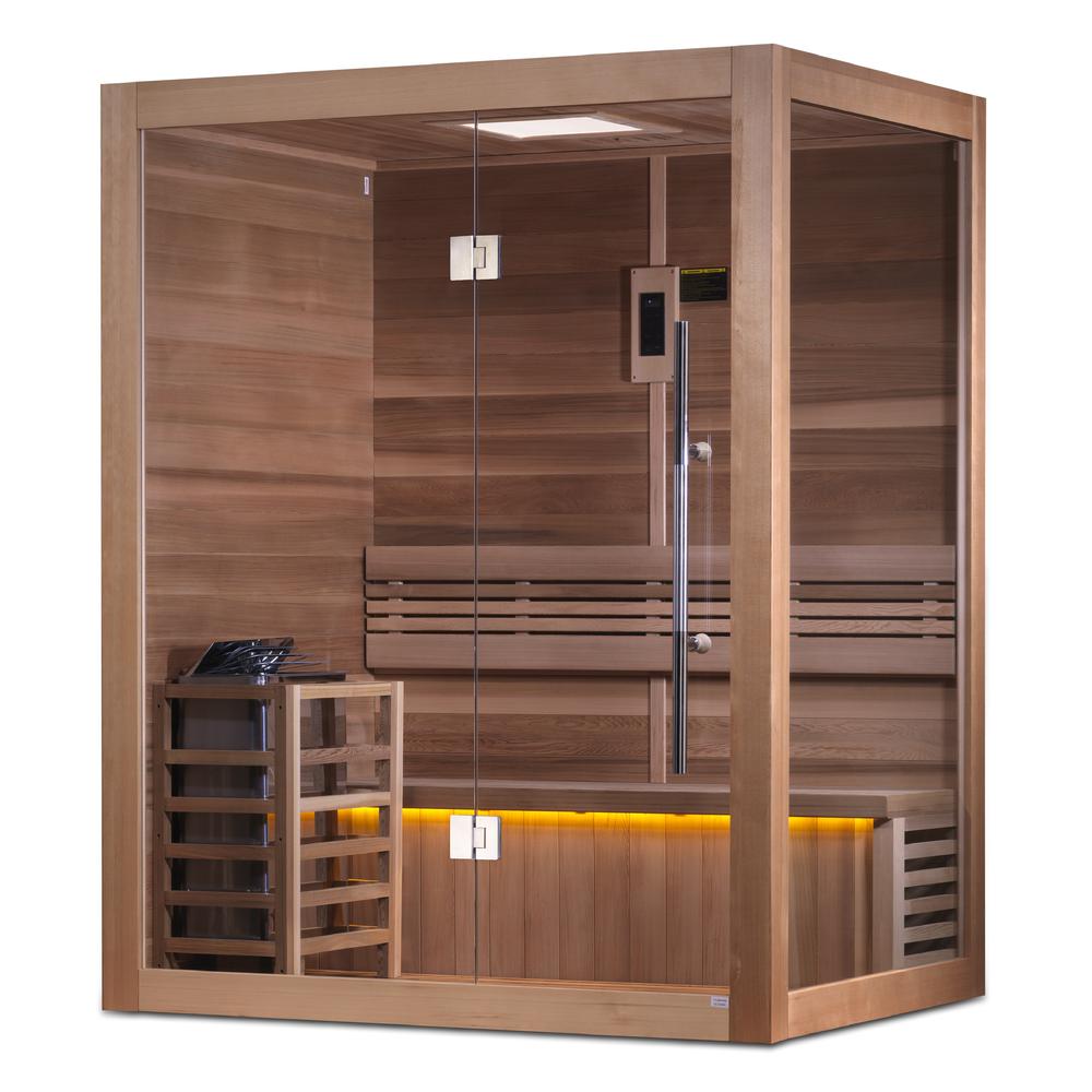 "Hanko Edition" 2 Person Indoor Traditional Sauna. Picture 4