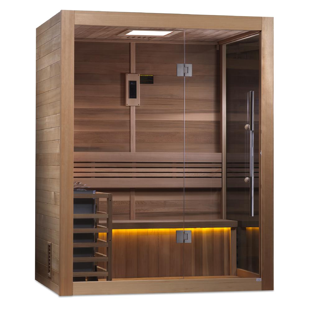 "Hanko Edition" 2 Person Indoor Traditional Sauna. Picture 3