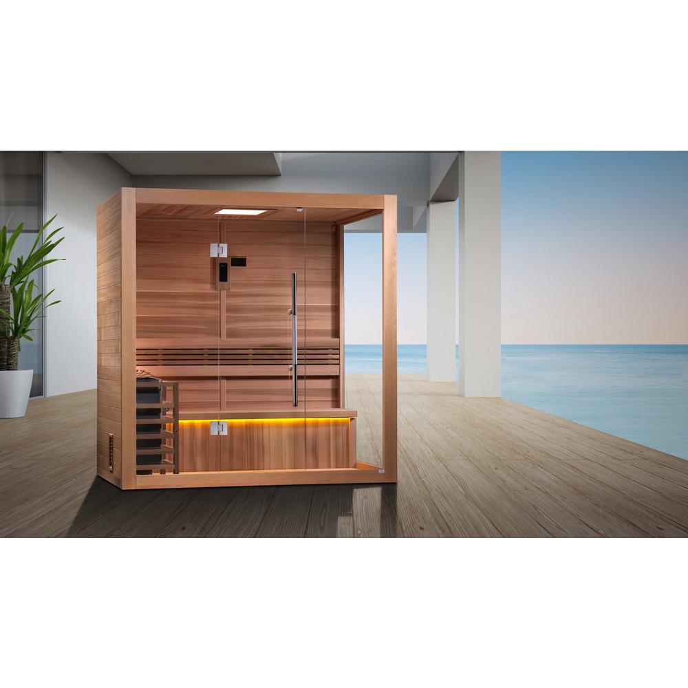 "Forssa Edition" 3 Person Indoor Traditional Sauna. Picture 5