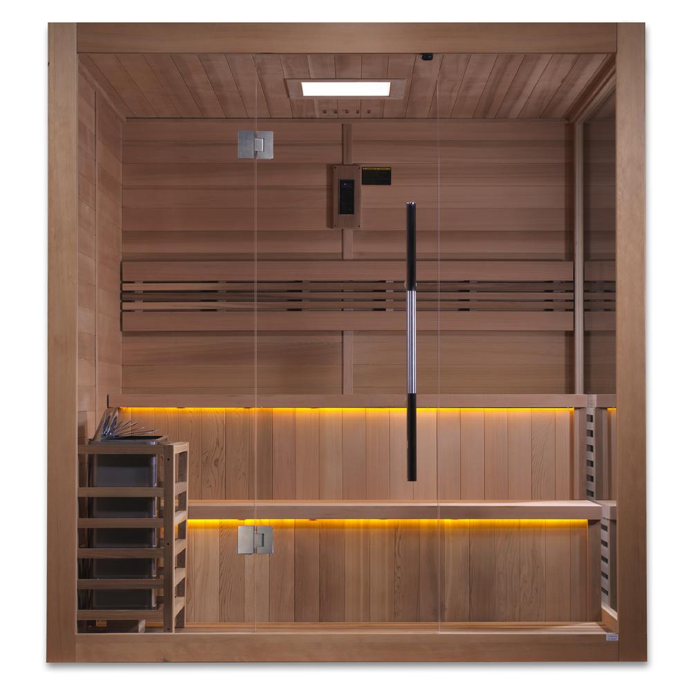 "Kuusamo Edition" 6 Person Indoor Traditional Sauna. Picture 2