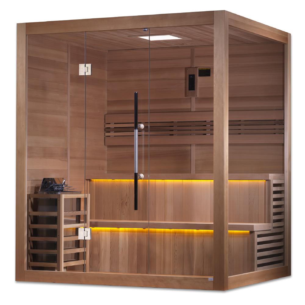 "Kuusamo Edition" 6 Person Indoor Traditional Sauna. Picture 4