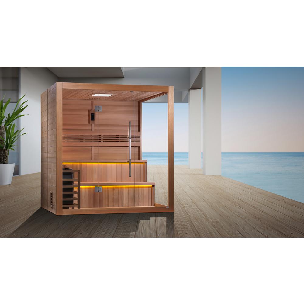 "Kuusamo Edition" 6 Person Indoor Traditional Sauna. Picture 5