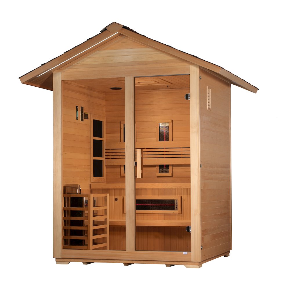 Carinthia 3 Person Hybrid Outdoor Sauna. Picture 2
