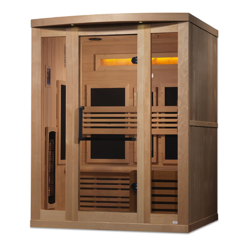 3-Person Full Spectrum PureTech™ Near Zero EMF FAR Infrared Sauna. Picture 2