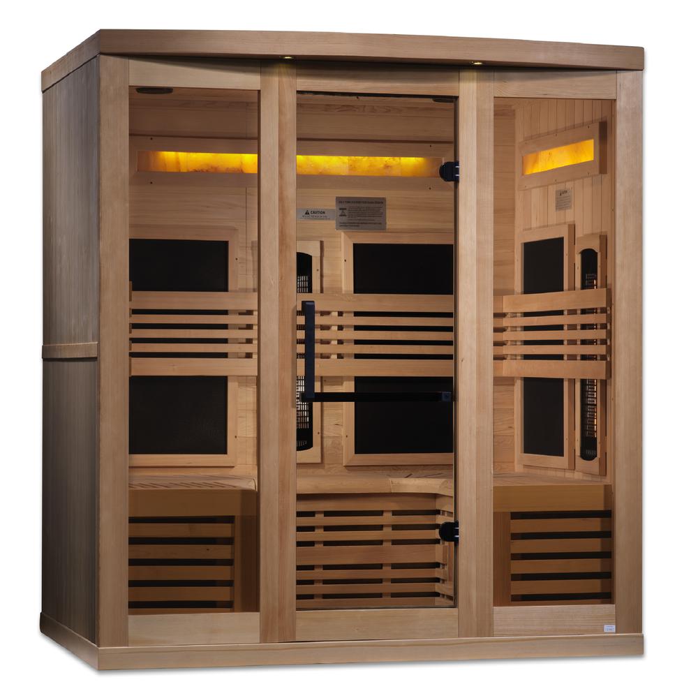 6-Person Full Spectrum PureTech™ Near Zero EMF FAR Infrared Sauna. Picture 3