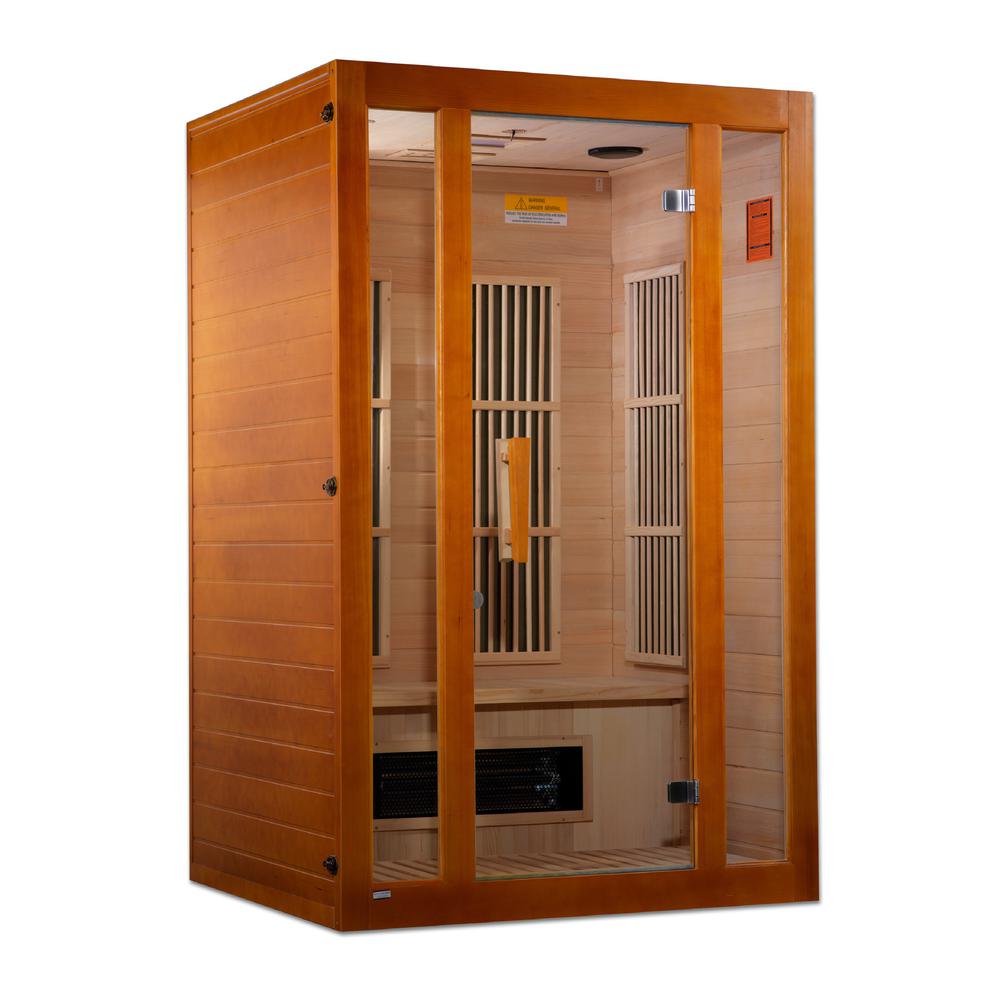 2-Person Low EMF (Under 8MG) FAR Infrared Sauna (Canadian Hemlock). Picture 4