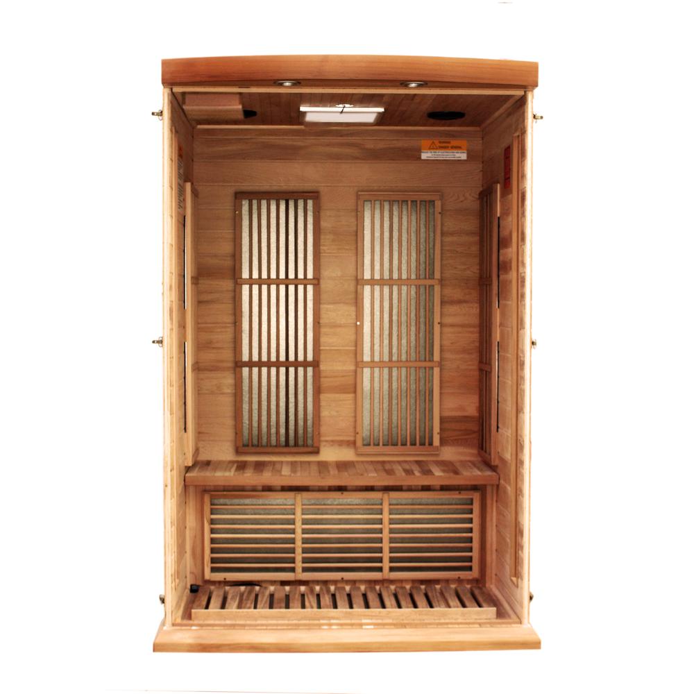 2-Person Low EMF (Under 8MG) FAR Infrared Sauna (Canadian Hemlock). Picture 4