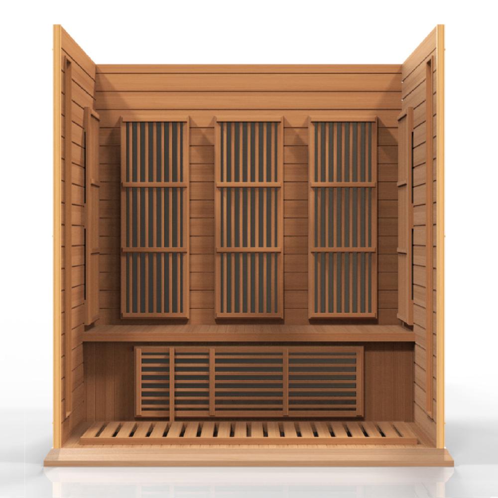 3-Person Low EMF (Under 8MG) FAR Infrared Sauna (Canadian Red Cedar). Picture 2