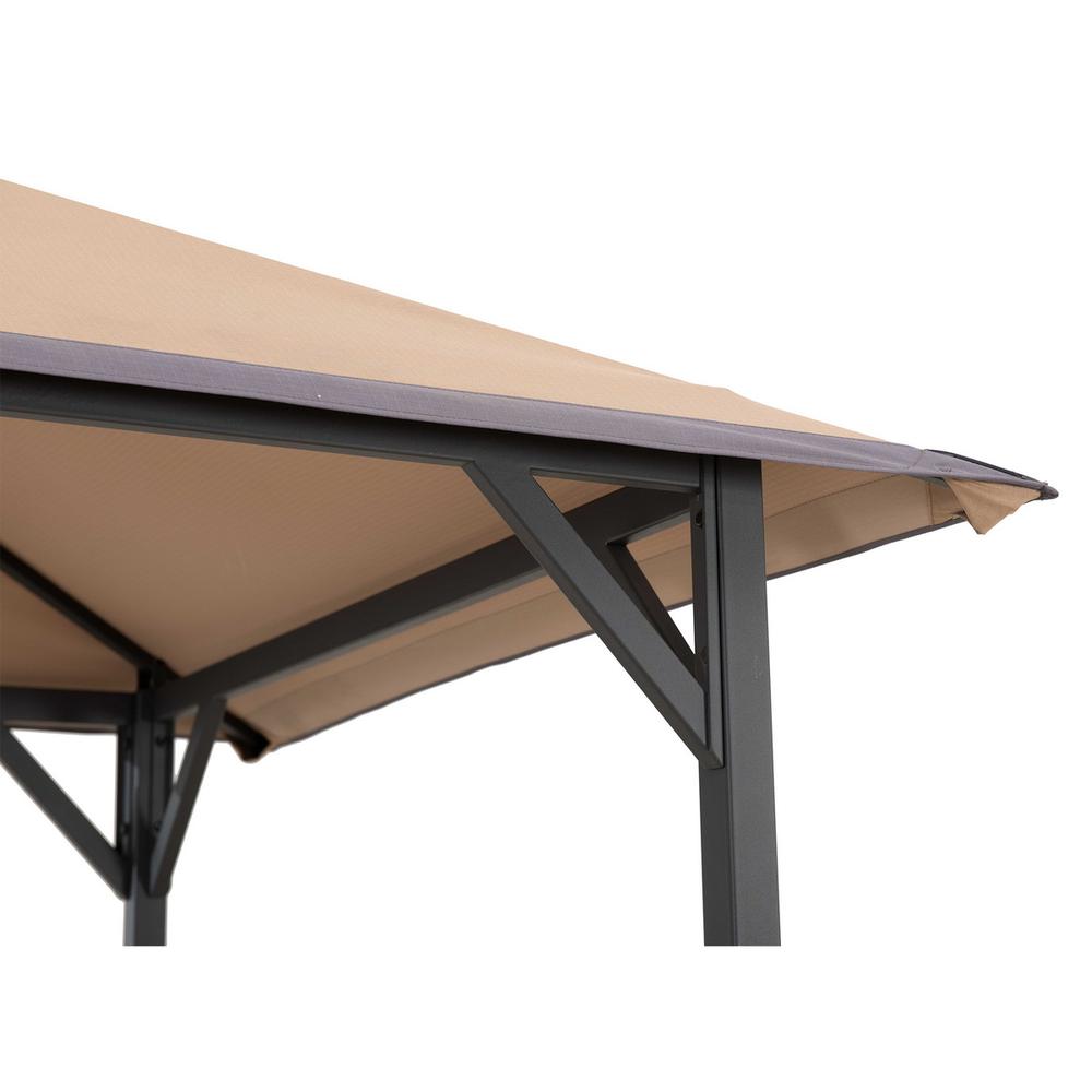 Sunjoy 5 ft x 8 ft Arbrook Grill Gazebo. Picture 8